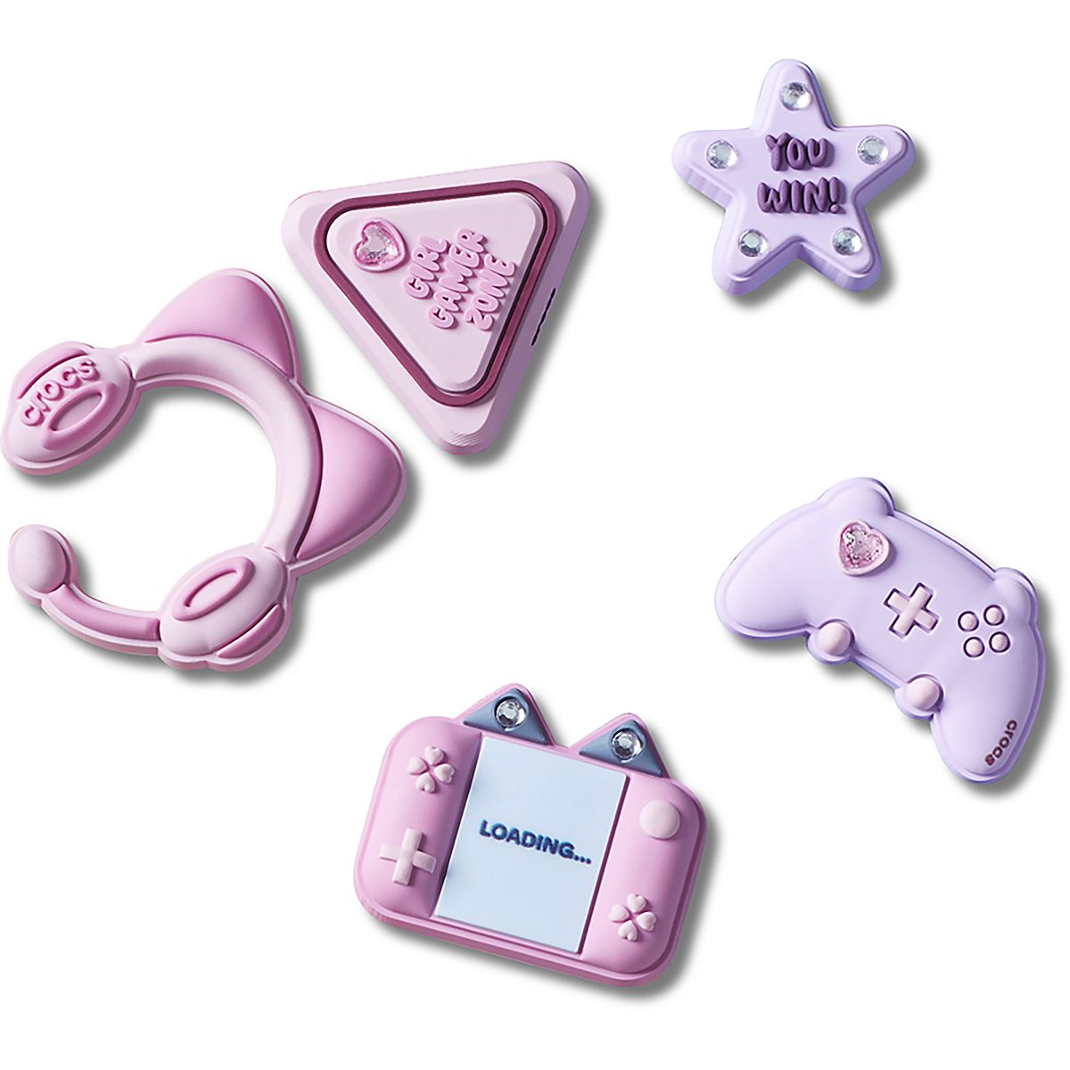 Crocs Girl Gamer Jibbitz 5-Pack | Academy