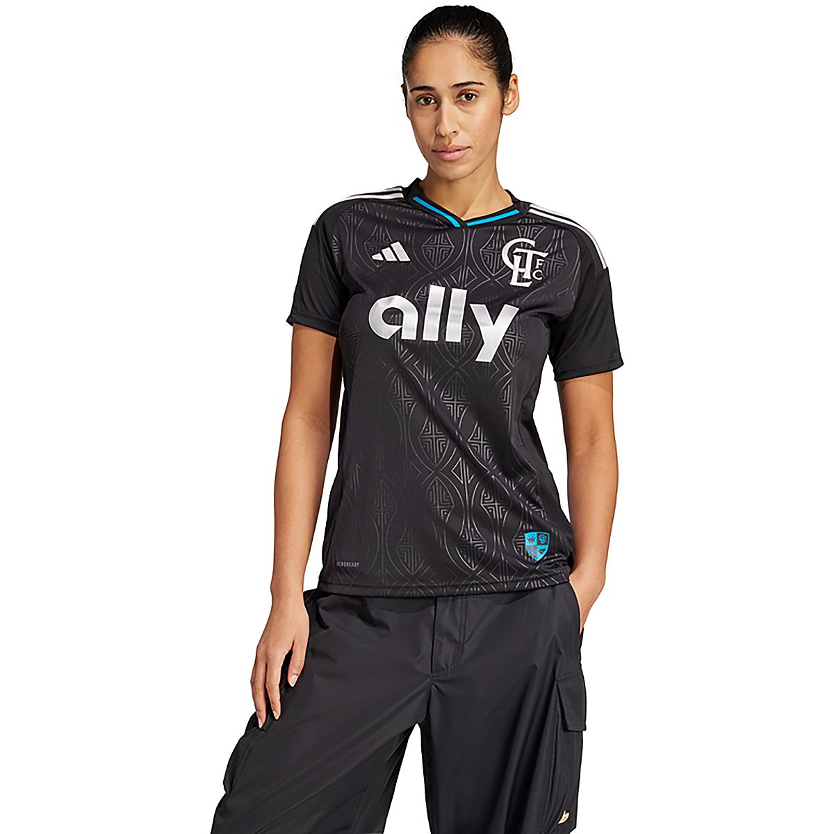 雪の豪奢 adidas Women's Jersey Away Replica '25/'26 FC Charlotte ヴァイスシュヴァルツ