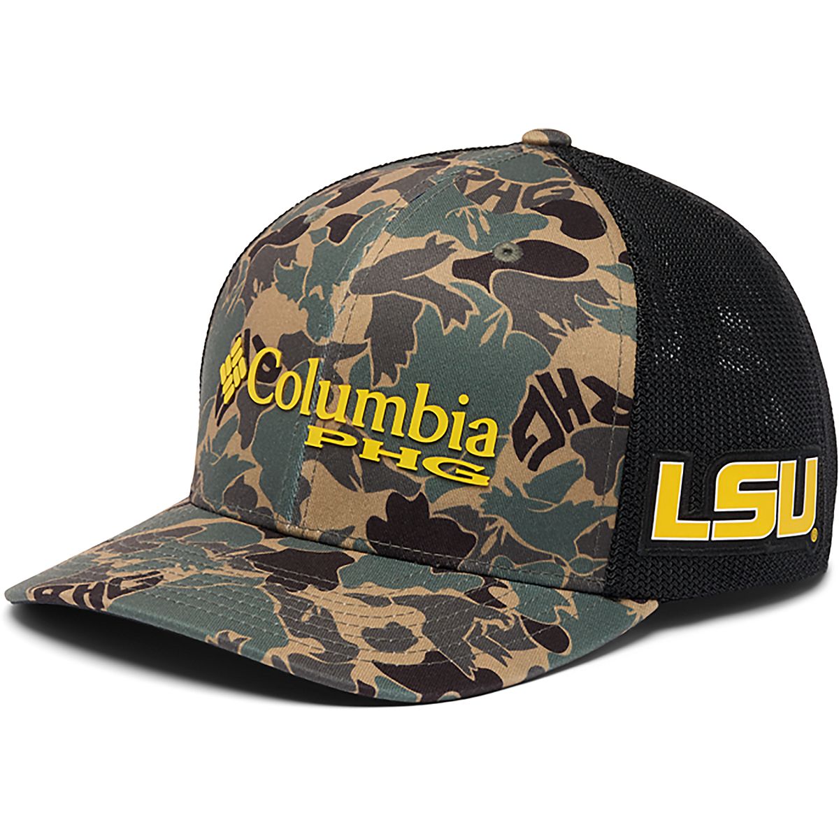 Columbia Camo Mesh Ball Cap – Flexfit Jagdkappe Mit Netzrücken & Vorgeformter Krempe