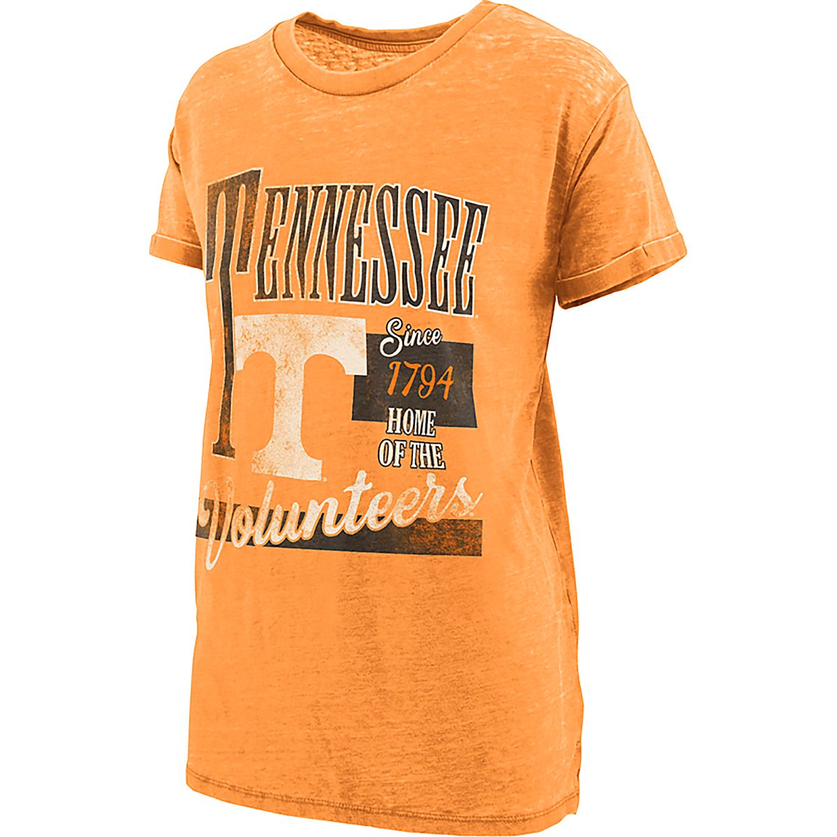 Sweat à Capuche Pressbox Tennessee Volunteers – Femme, Manches Longues, Orange, Neuf