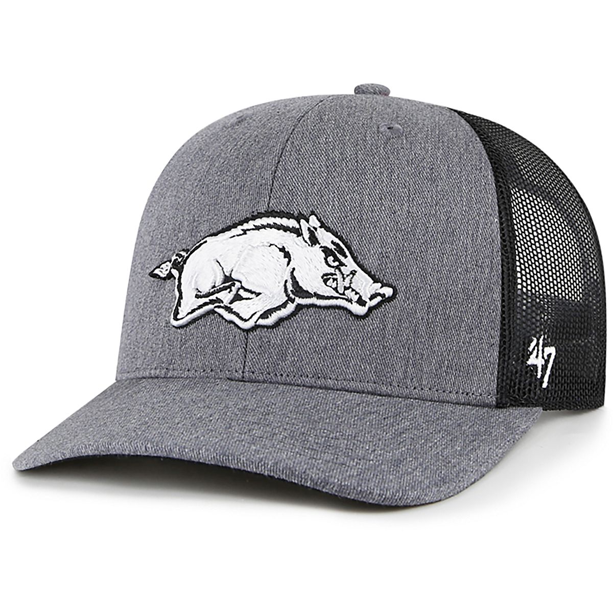 '47 Men's Arkansas Razorbacks Carbon Trucker Adjustable Hat | Academy