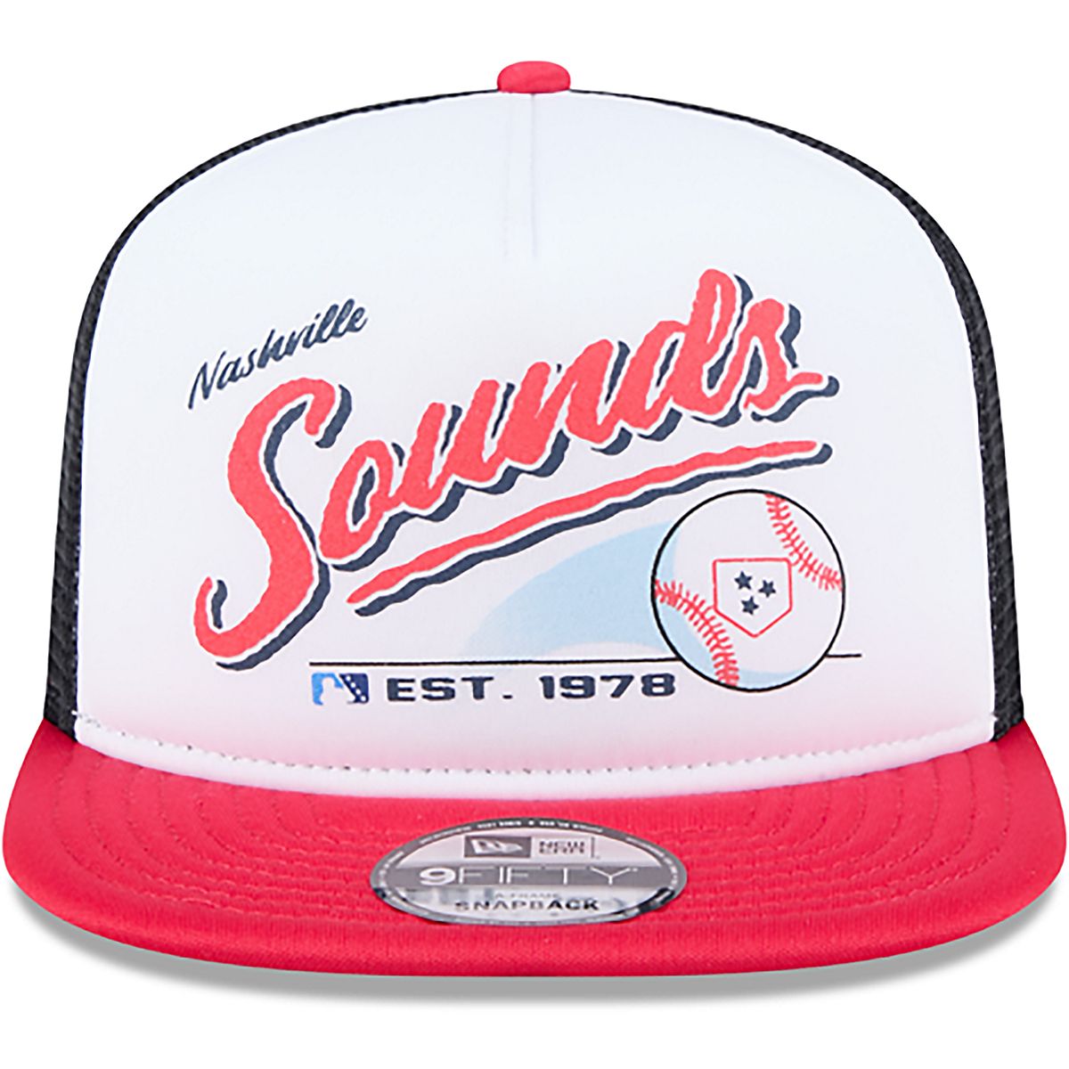 New Era Men's Nashville Sounds Retro Script 9FIFTY Cap | Academy