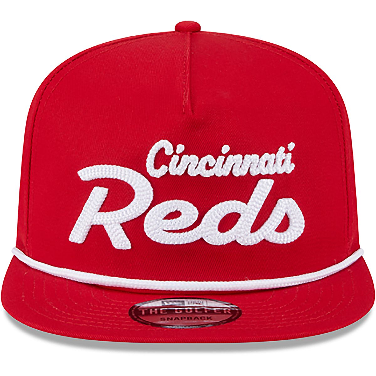 New Era Adults' Cincinnati Reds Team Text Golfer Cap | Academy