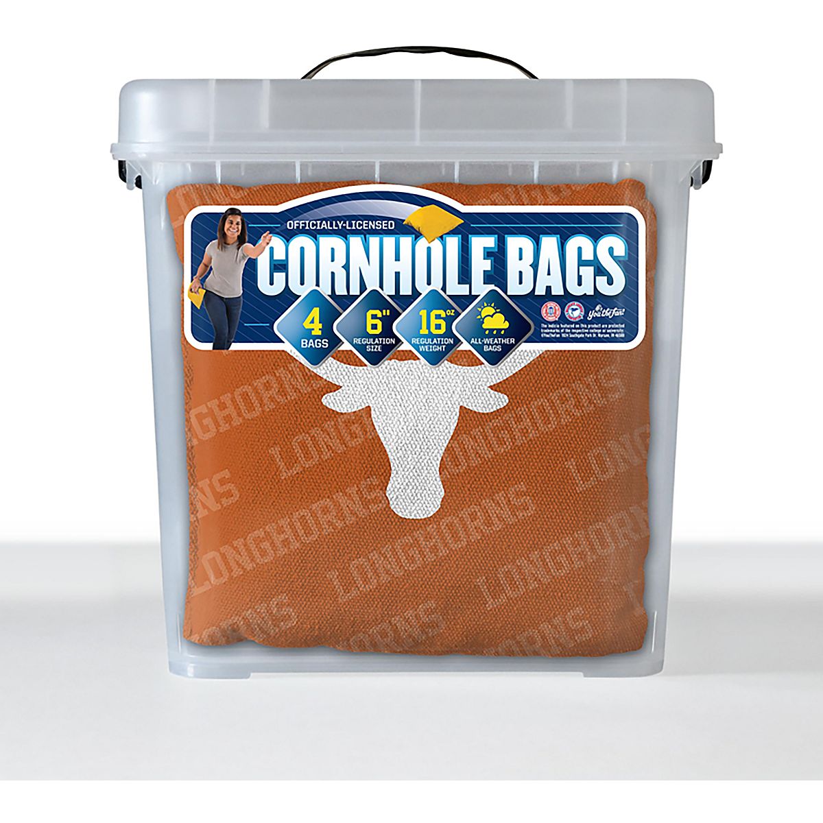 YouTheFan Texas Longhorns Licensed Cornhole Bags 4-pack | Academy