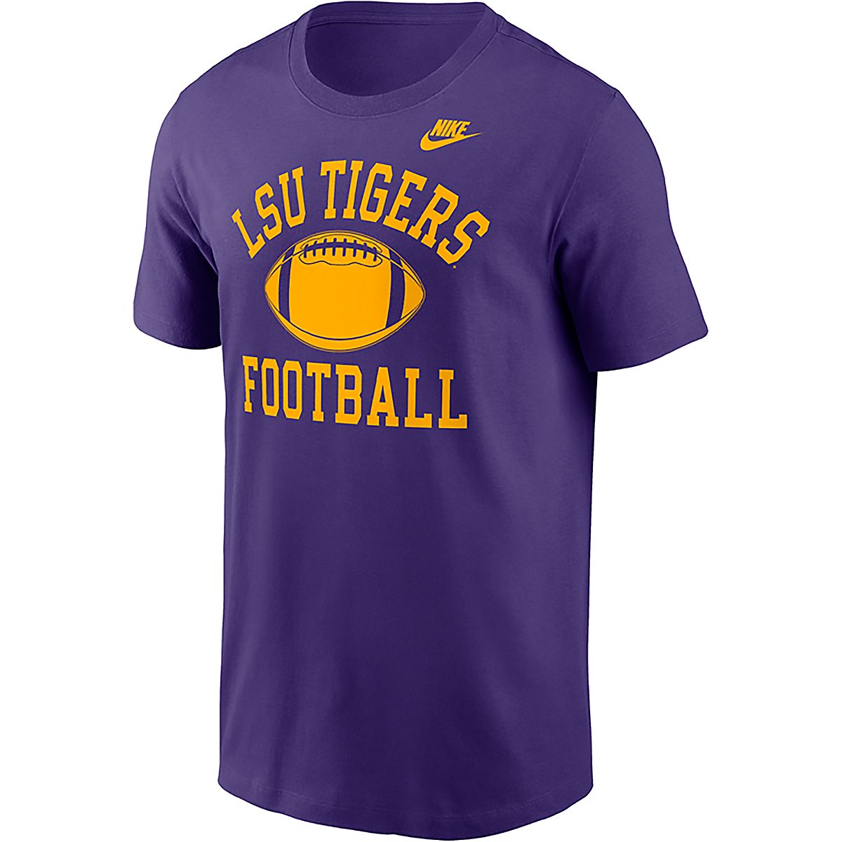 Nike Men's LSU Football Logo Cotton T-shirt