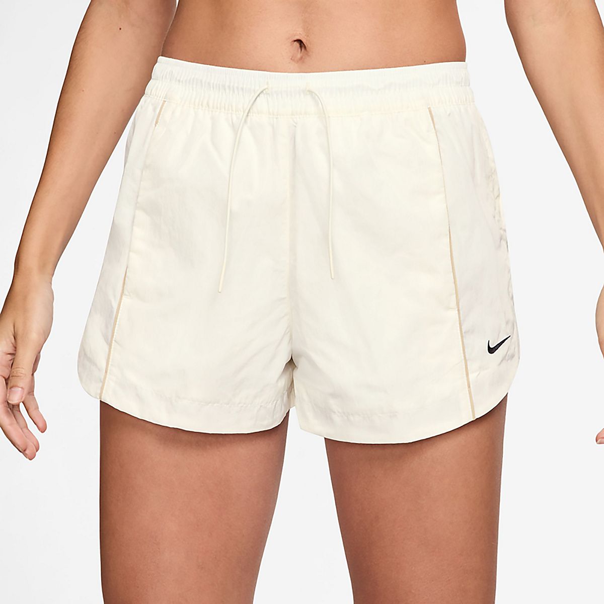 ★★Nike★★ Windrunner Mid Rise 2 Inch Woven Shorts W Black Nike Windrunner Women's Mid-Rise 2