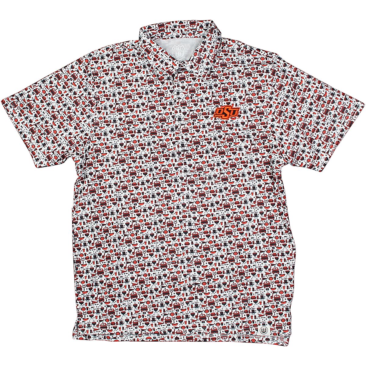 USA古着 tailgate ボルチモア・オリオールズ タイダイ柄 Tシャツ Wes & Willy Men's University of Oklahoma Allover Tailgate Print