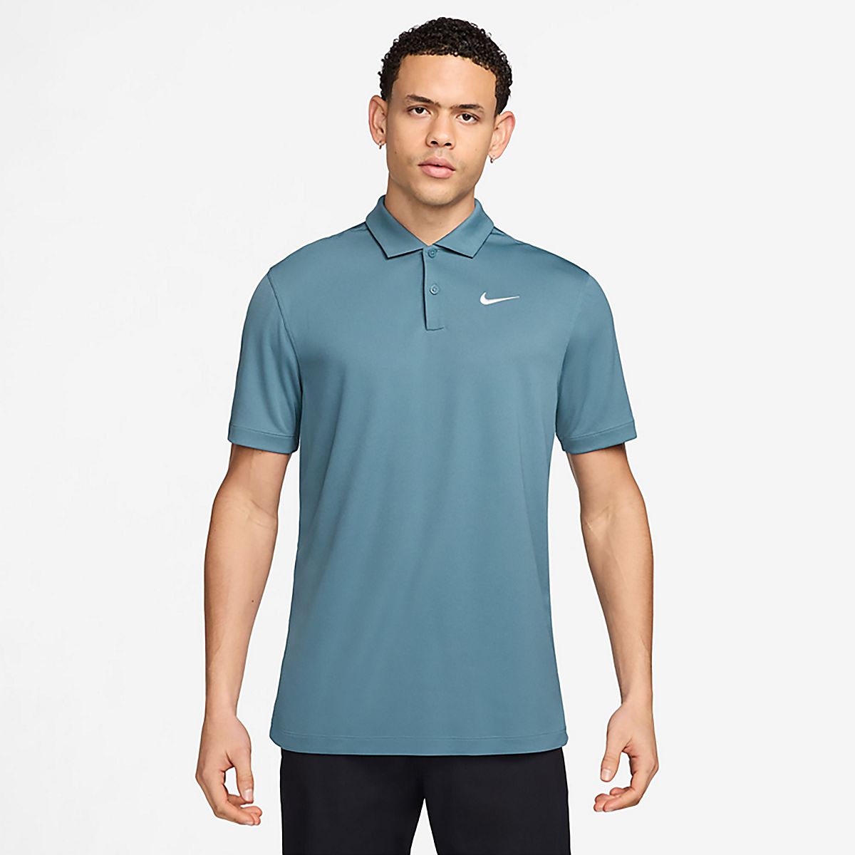 フェデラー　Nike Dri-FIT ポロシャツ M 青 フェデラー着用モデル】NIKE ポロシャツ Mサイズ(USサイズ) フェデラー