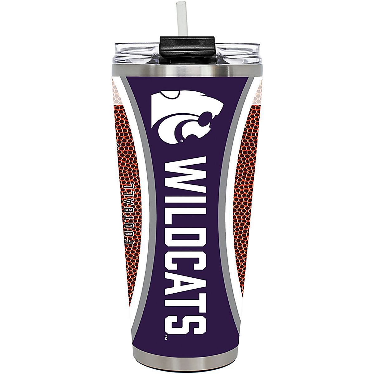 Great American Products Kansas State Game Ball Big Slim 30 oz Tumbler ...