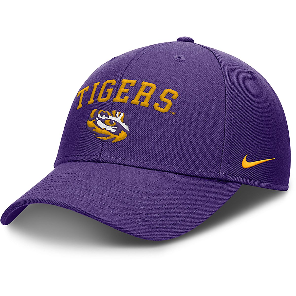 Nike Men's LSU Rise Structured Adjustable Snapback Cap | Academy