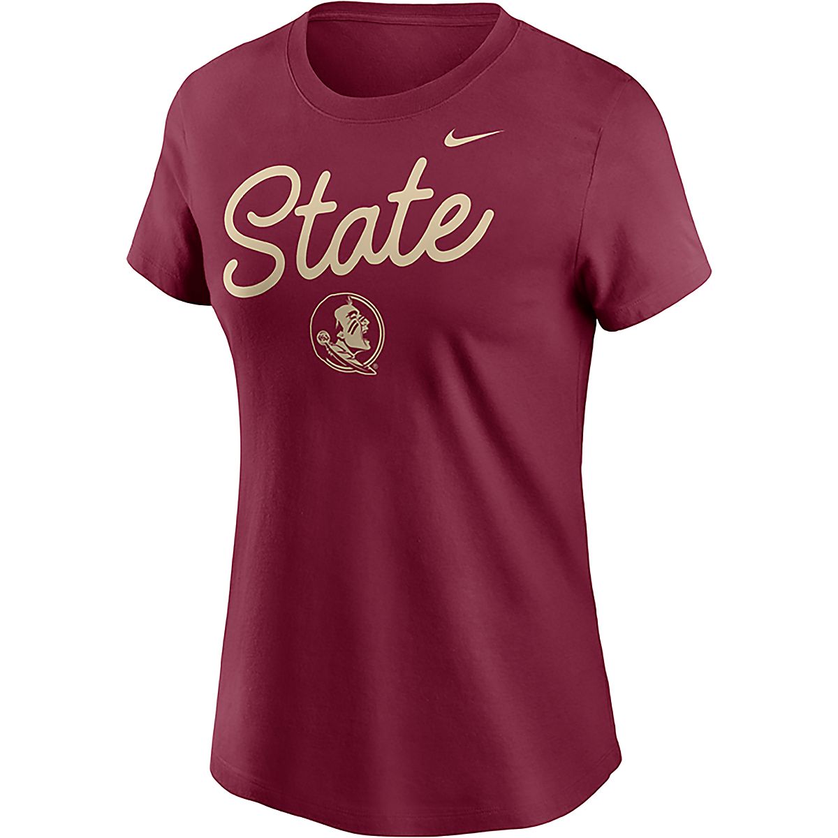 Nike Women's Florida State Script Over Logo T-shirt | Academy