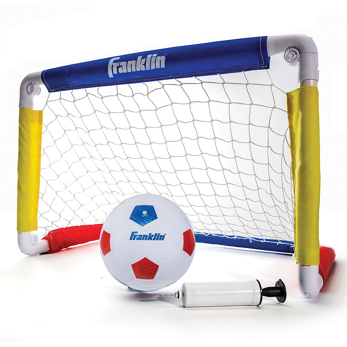 INDOOR OUTDOOR KIDS CHILD FOOTBALL SOCCER GOAL POST NET BALL PUMP WHISTLE TOY - Foto 9