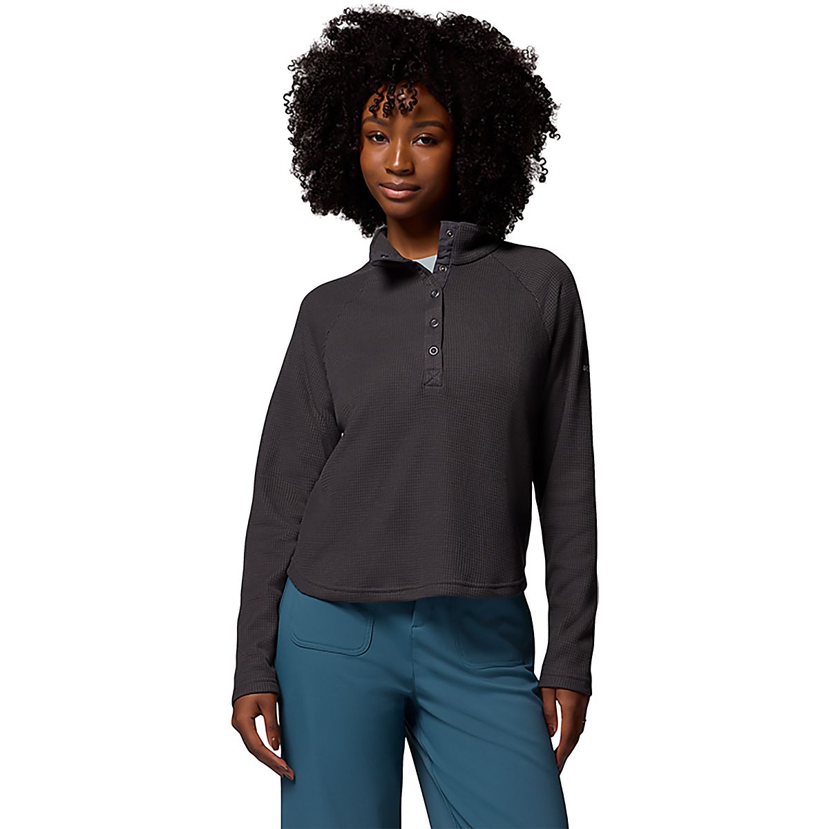 Columbia Sportswear Women's Holly Hideaway Waffle 1/2 Snap Top