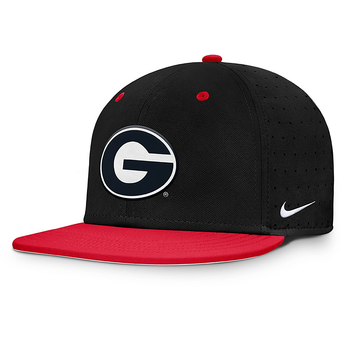 Nike Men's Georgia DF Structured Aero Bill Fitted Cap Academy