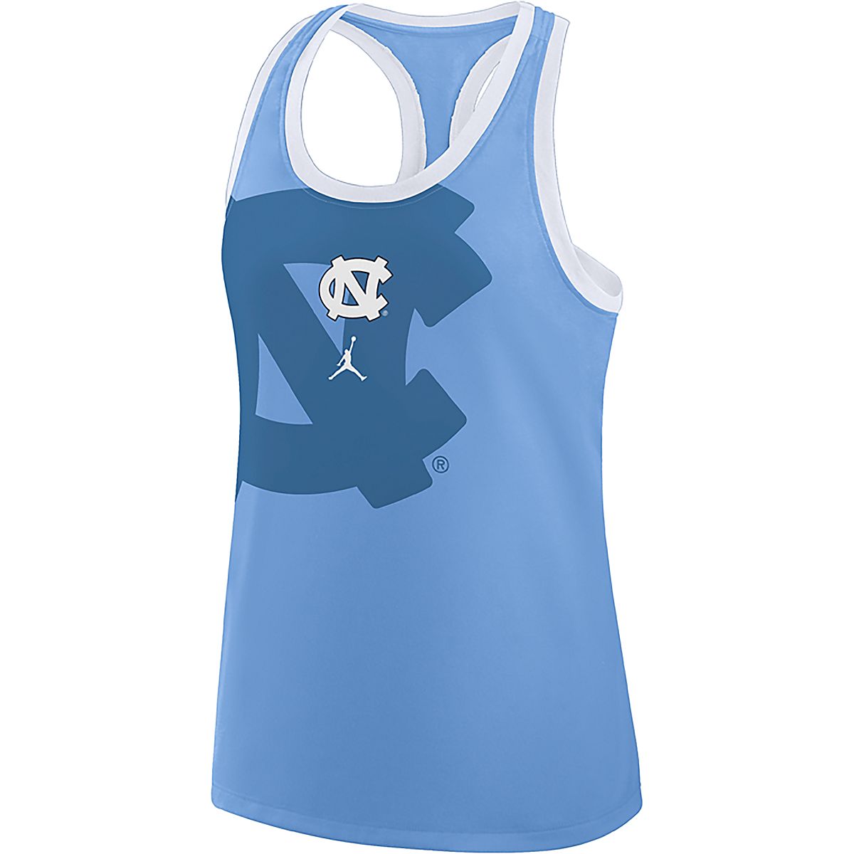 Jordan Women's UNC Racerback Shadow Graphic Tank Top