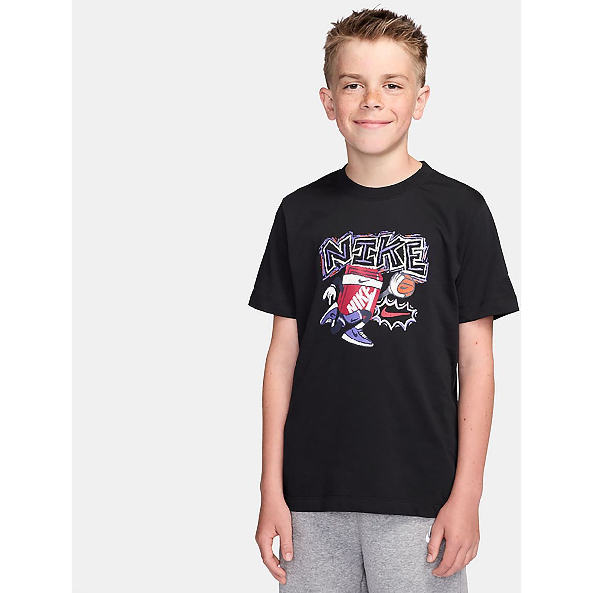 Nike Boys' Nike Sportswear Boxy Hoops Graphic T-shirt | Academy