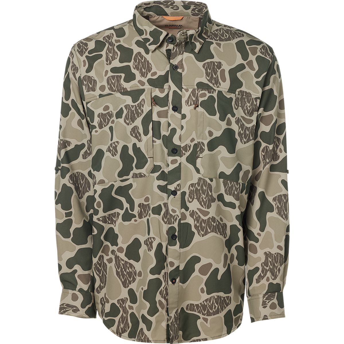 Magellan Outdoors Men's Lightweight Ripstop Button Down Long