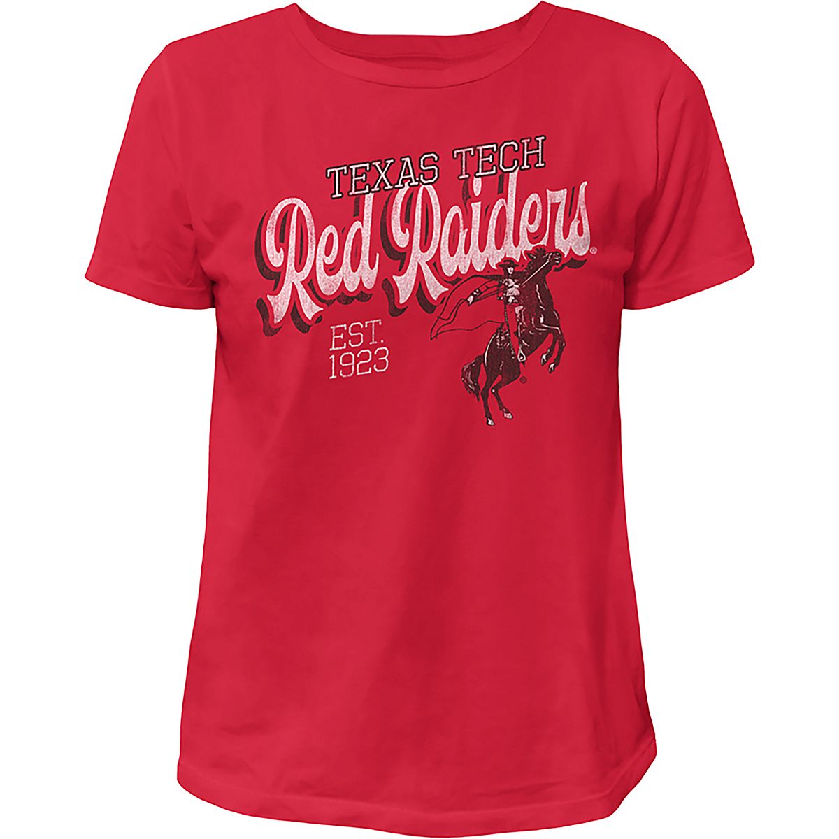 WILDCAT RETRO Women's Texas Tech Script Boxy T-shirt | Academy