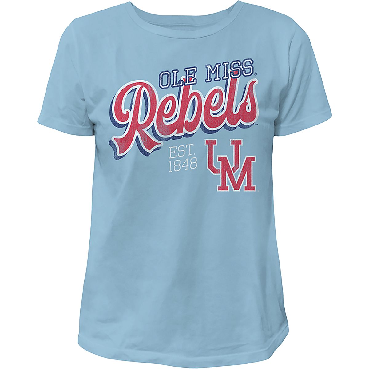 WILDCAT RETRO Women's Ole Miss Script Boxy T-shirt | Academy
