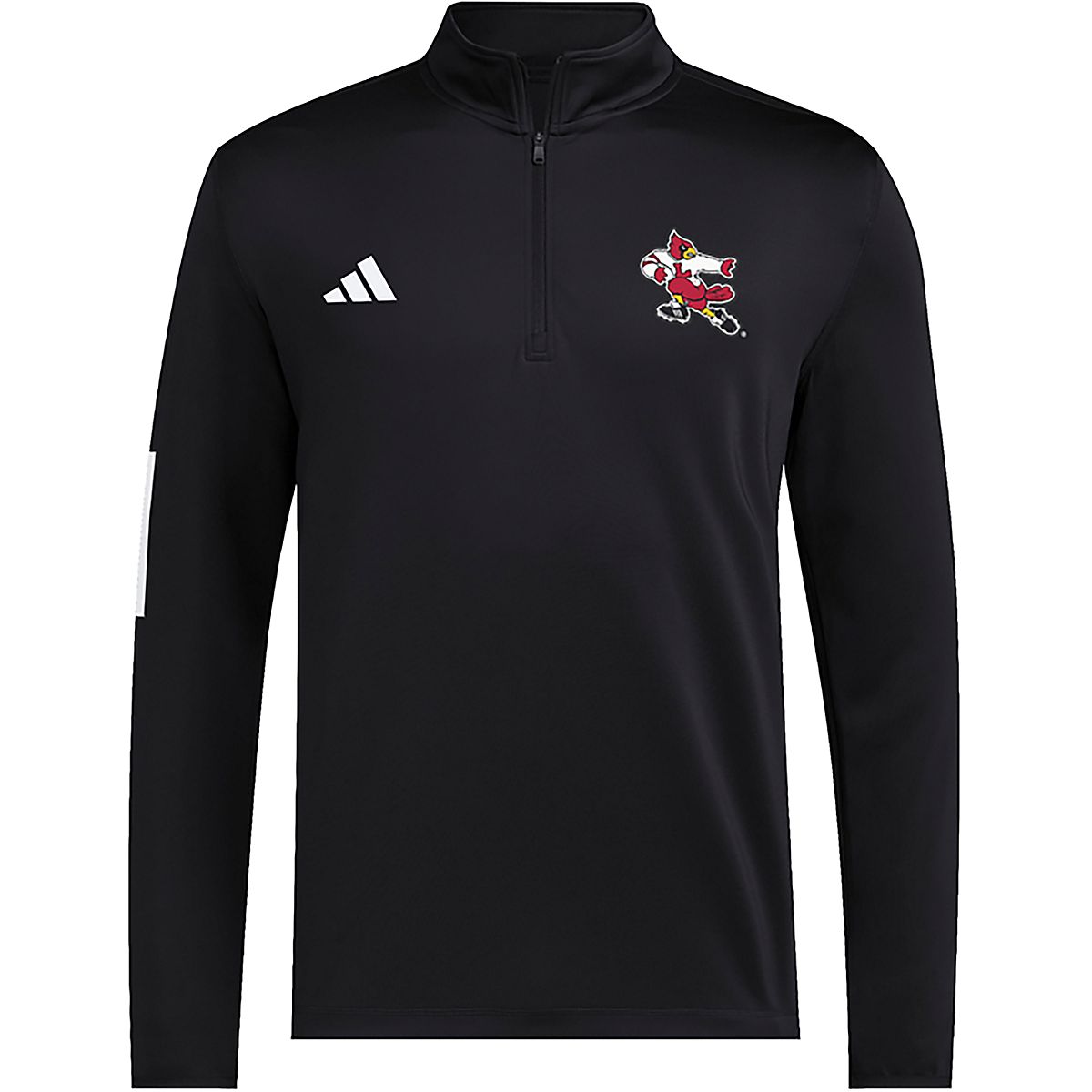 adidas Men's Louisville Cardinals 1980s Throwback 1/2-Zip