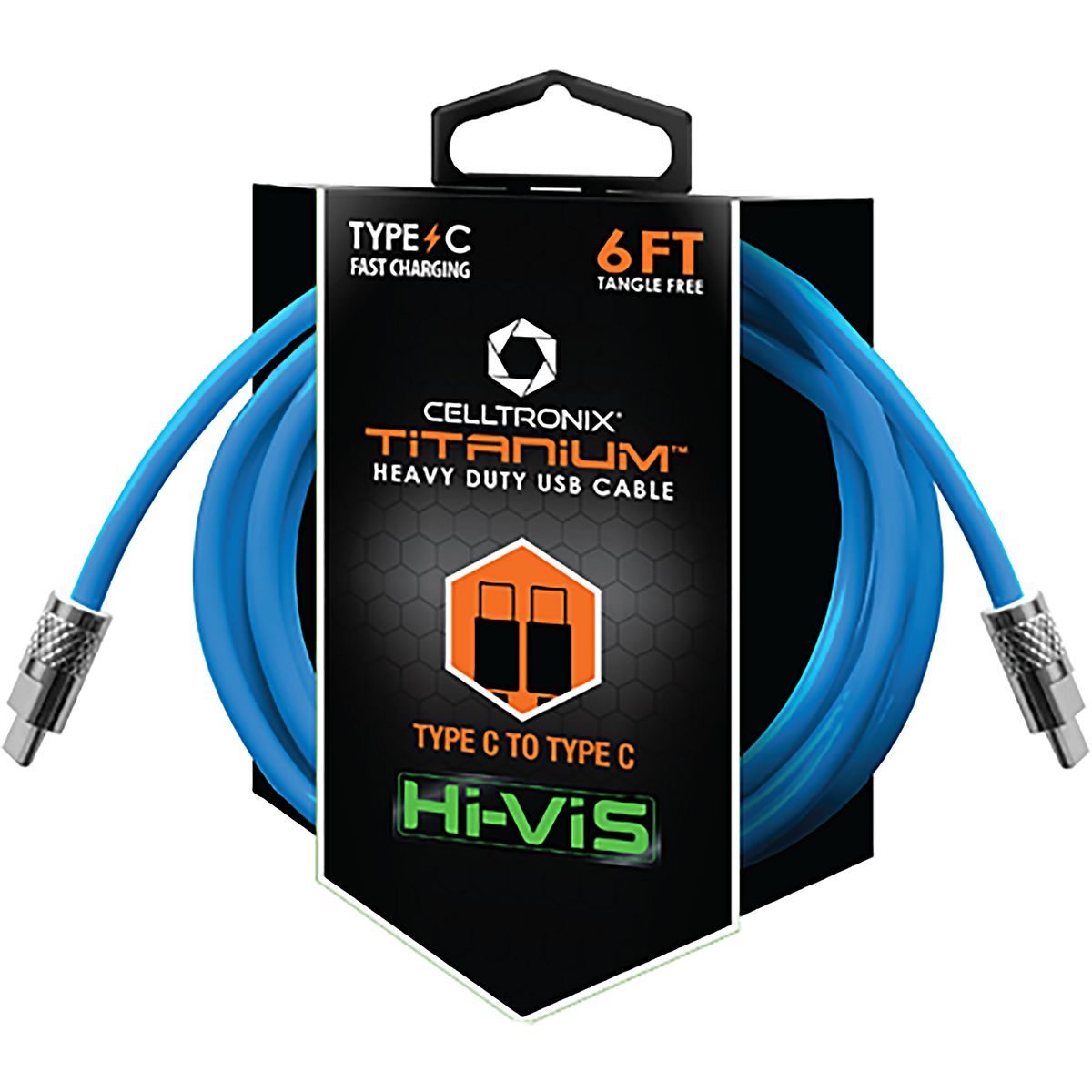Celltronix Titanium Silicone C To C Cable | Academy