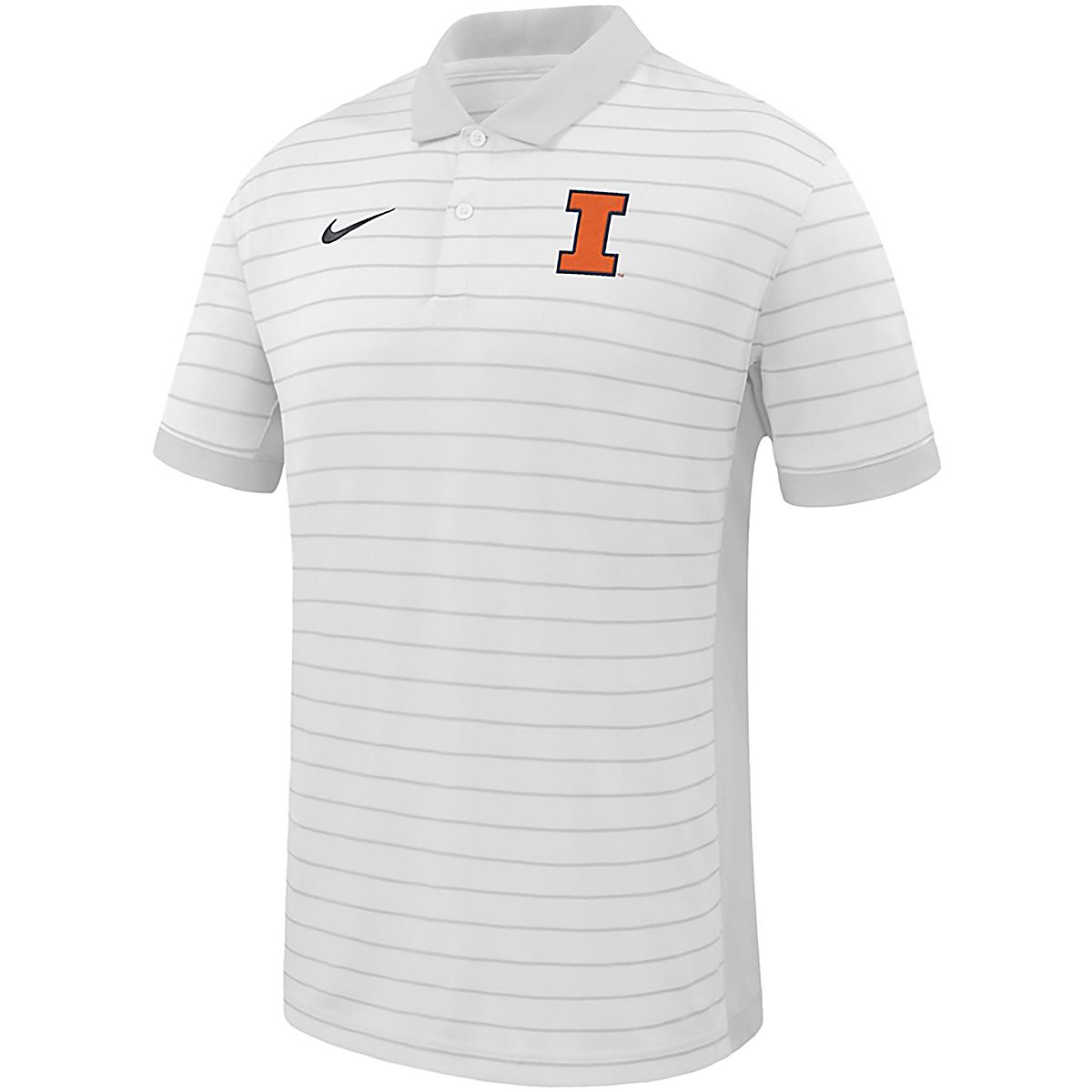 Nike Men's Illinois Dri Fit Stripe Victory Polo Shirt | Academy