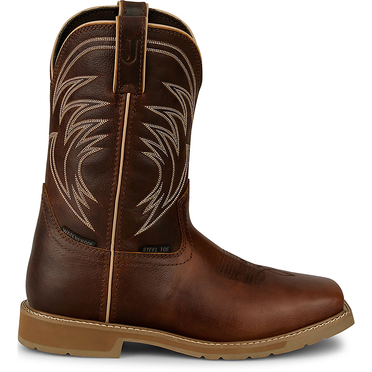 Justin Men's Stampede Daywork Steel Toe Work Boots | Academy