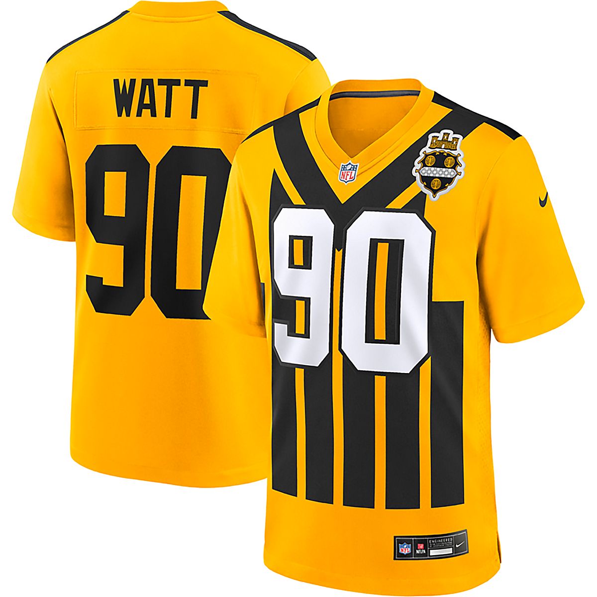 Nike Men's Steelers T.J. Watt #90 Name & Number Alternate Game