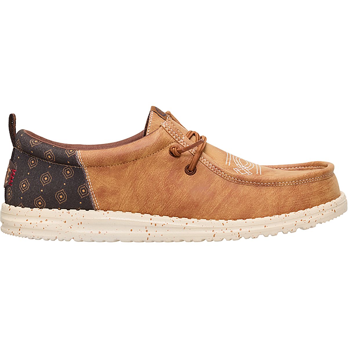 Hey Dude Men's Wally Funk Western Stitch Shoes Academy