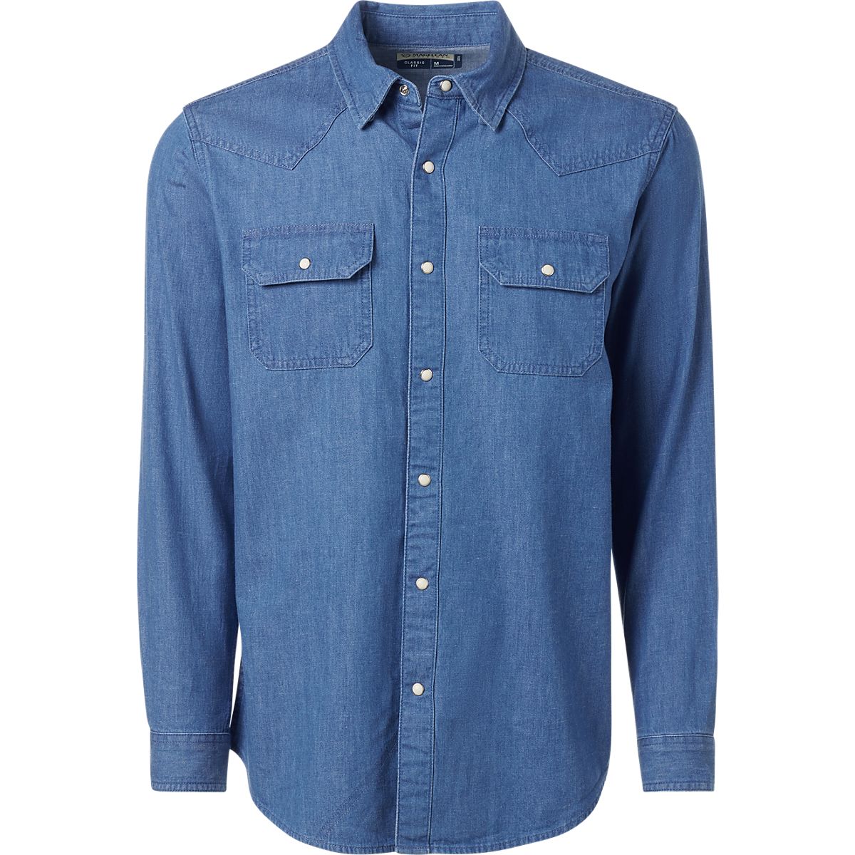Magellan Outdoors Men's Pecos Ridge Denim Long Sleeve Shirt | Academy
