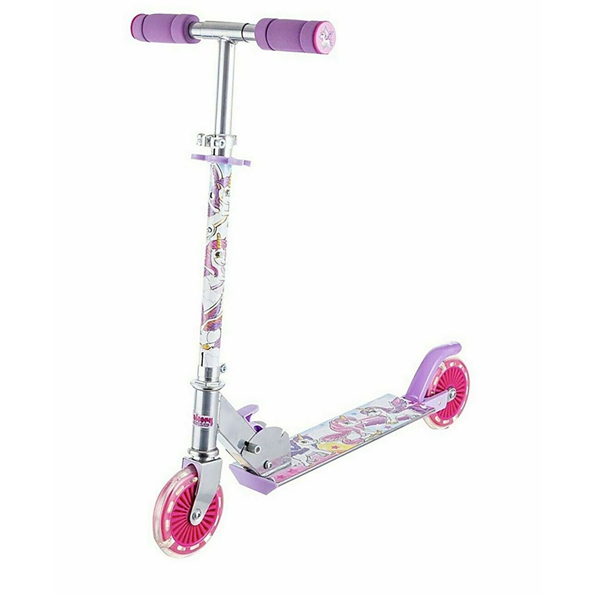 Ozbozz Unicorn Scooter with Light-Up Wheels