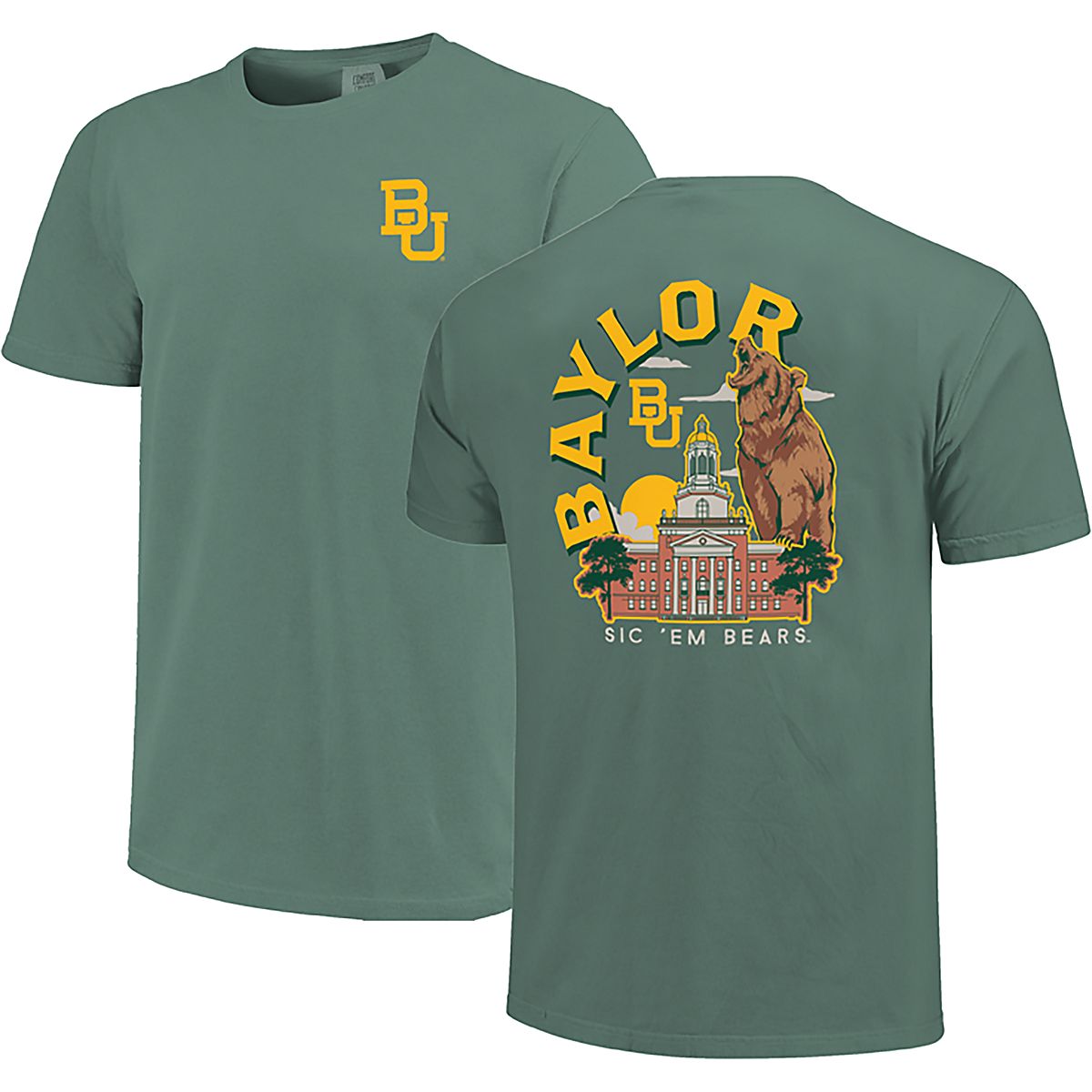 Image One Men's Baylor Mascot Building DS T-shirt | Academy
