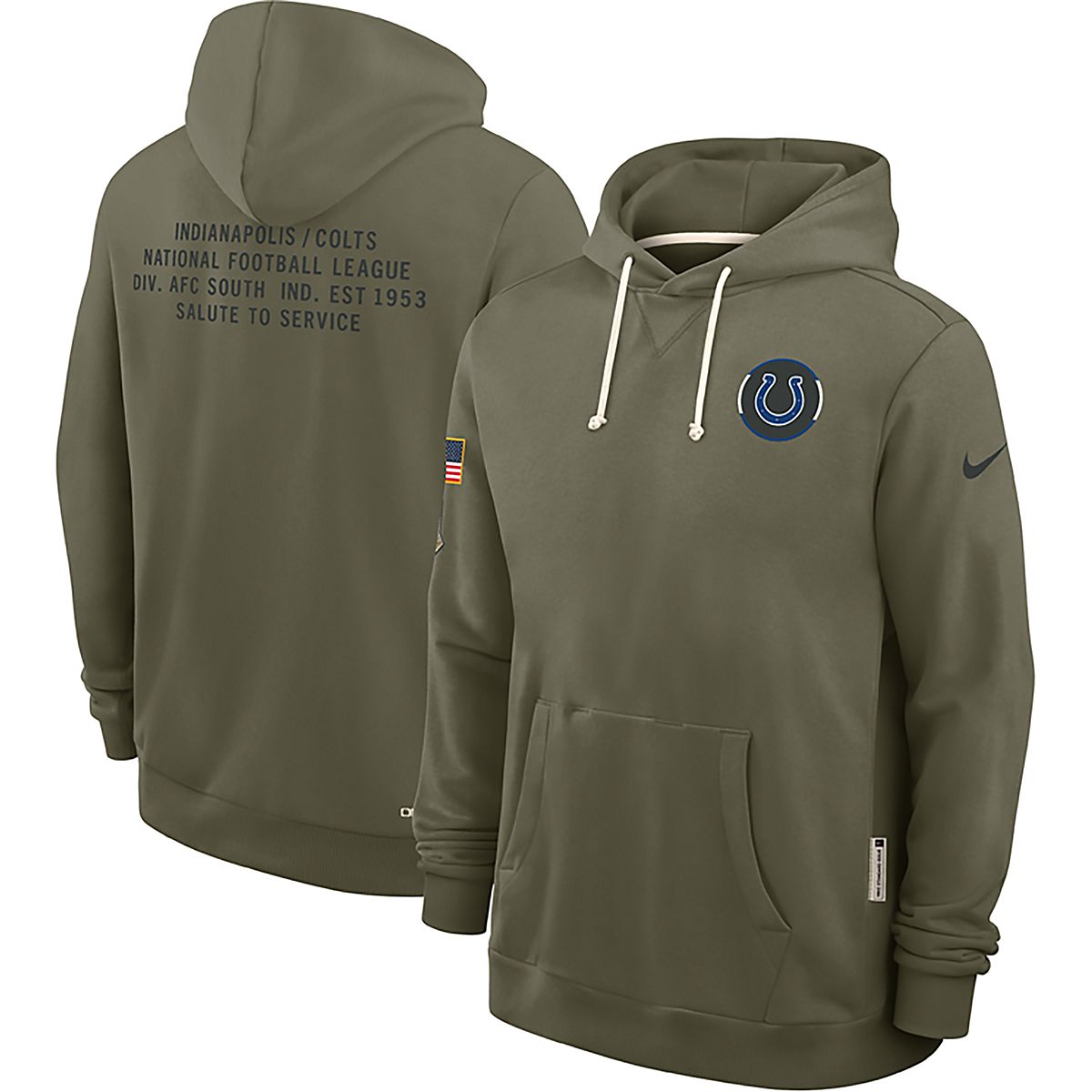 Nike Men's Colts Salute to Service Dri-FIT Sideline Long Sleeve