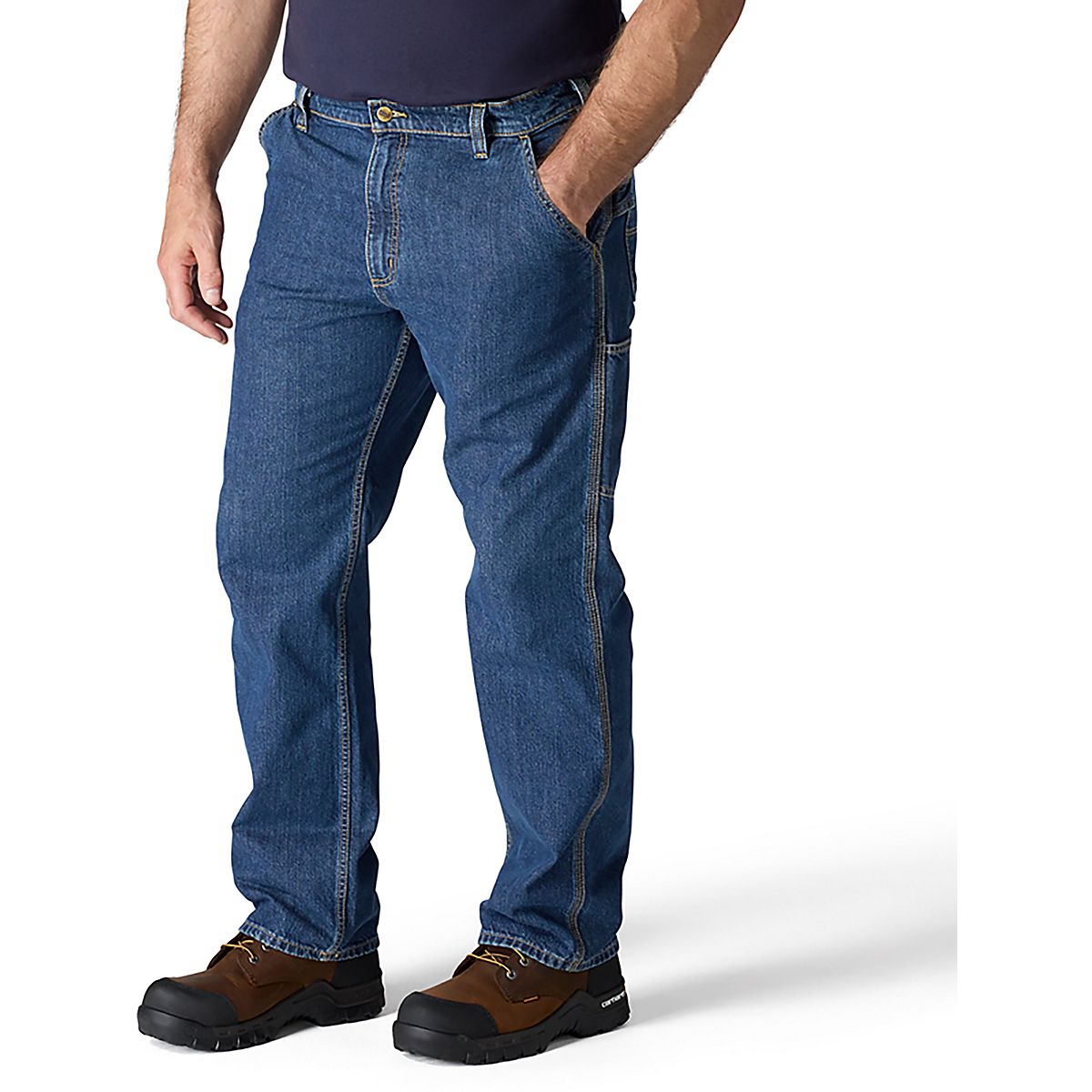 Carhartt Men's FR Loose Straight Denim Dungarees | Academy