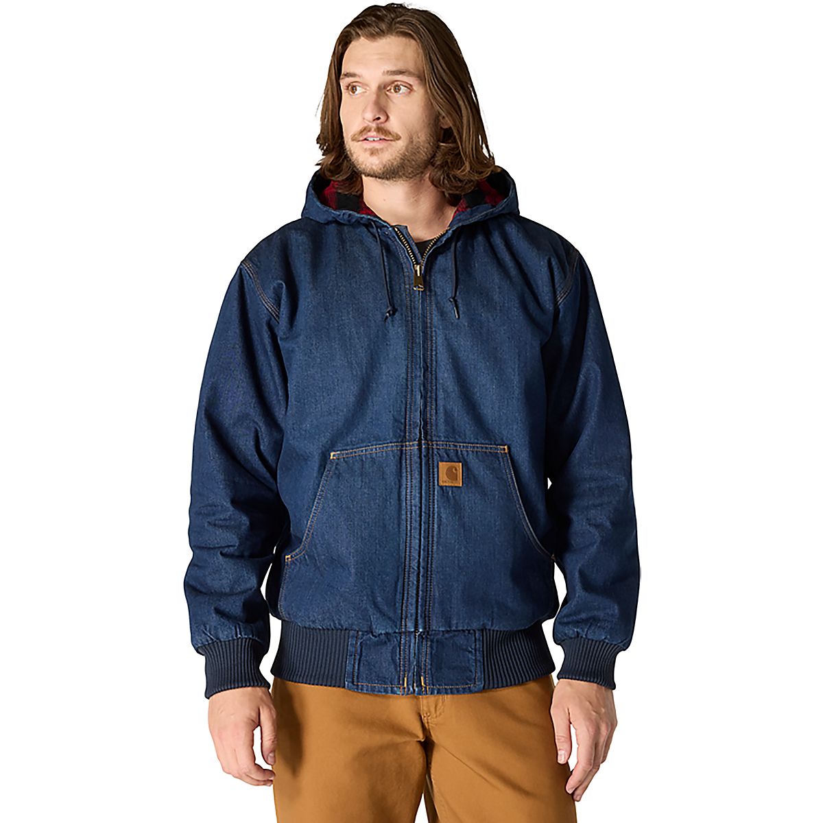 Carhartt Men's Loose Fit Denim Active Jacket | Academy