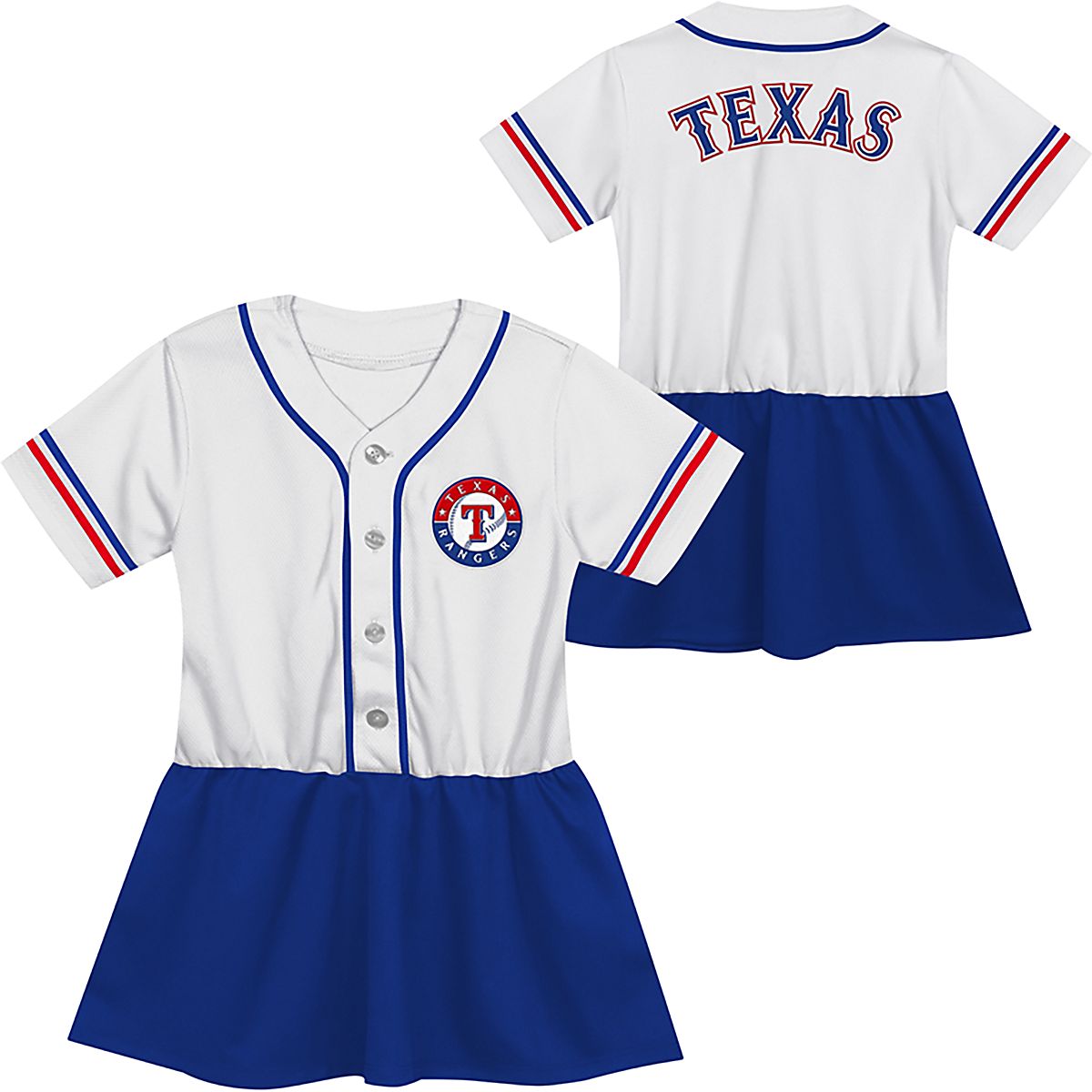 Outerstuff Girls' 4-7 Texas Rangers Curveball Jersey Dress | Academy