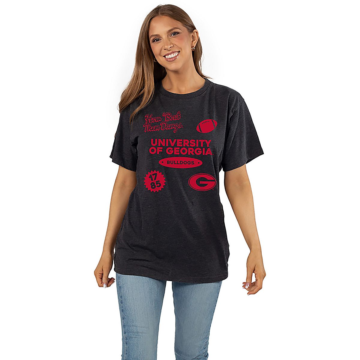 Chicka-d Women's Georgia Two-A-Days Effortless T-shirt | Academy