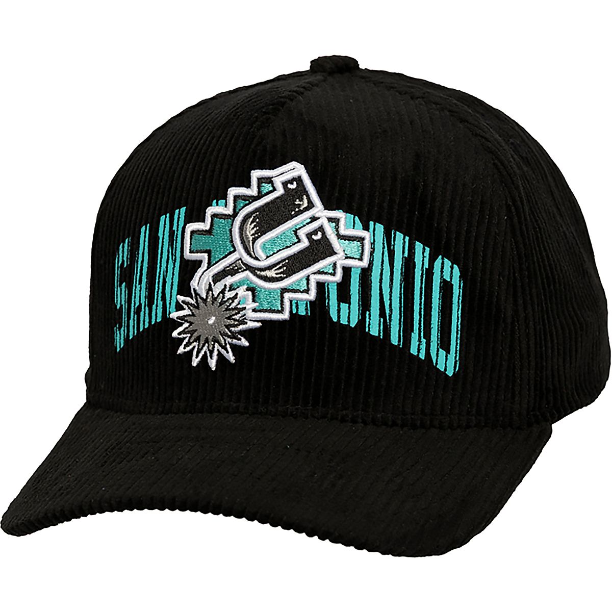 Mitchell & Ness Adults' San Antonio Spurs Arch Stamp Hardwood