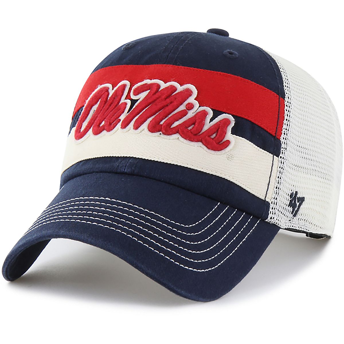 '47 Adults' Ole Miss Rebels Clubhouse Boon Clean Up Cap | Academy