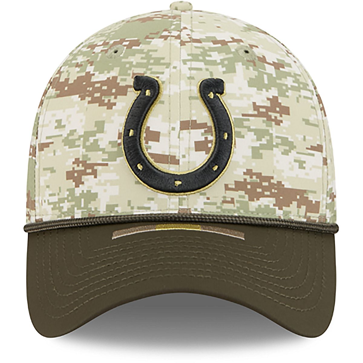 New Era Men's Colts 25 Salute to Service Camo 39THIRTY Cap | Academy