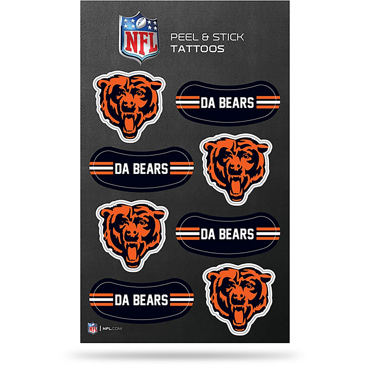 Rico Chicago Bears Peel & Stick Temporary Tattoo | Academy