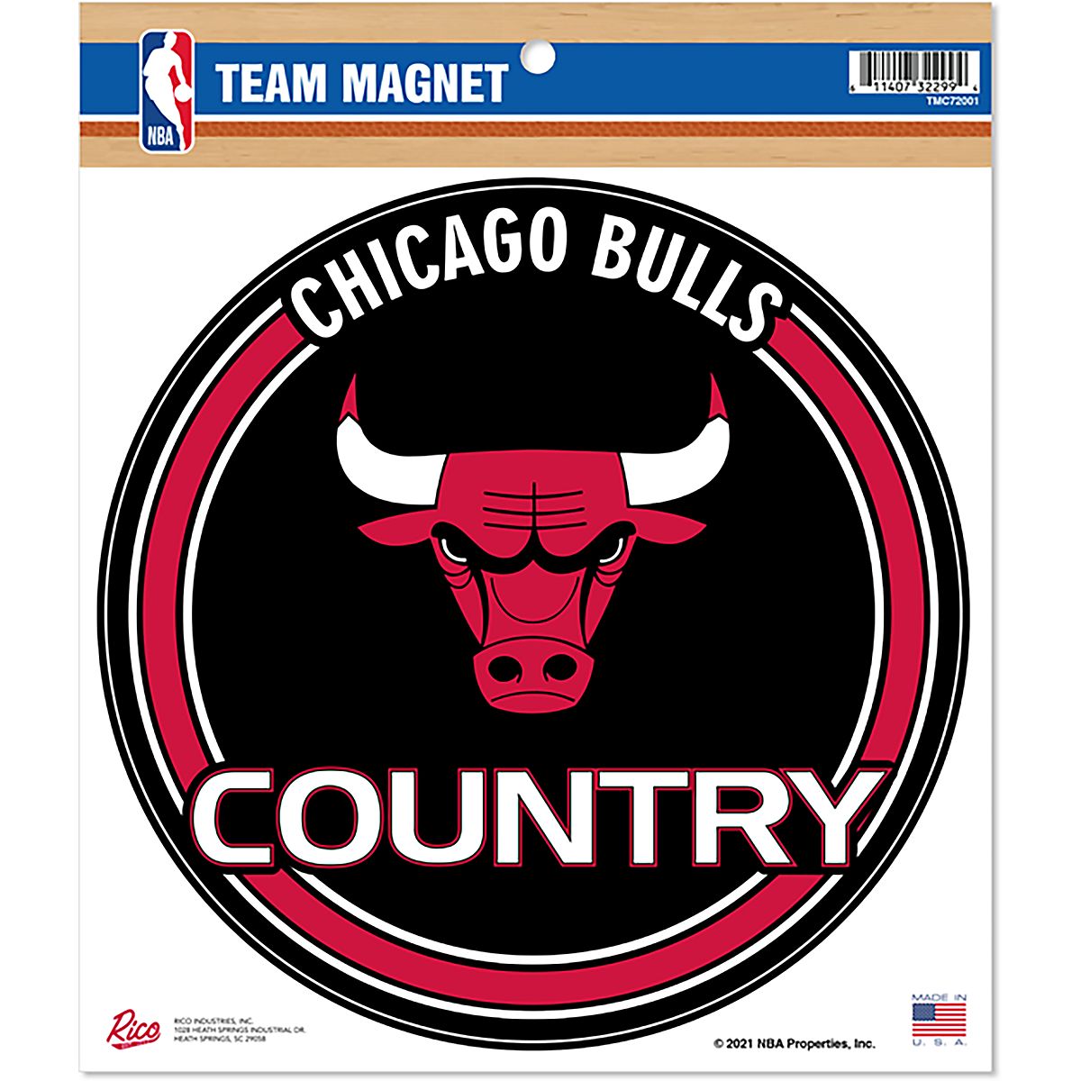 Rico Chicago Bulls Team Magnet | Academy
