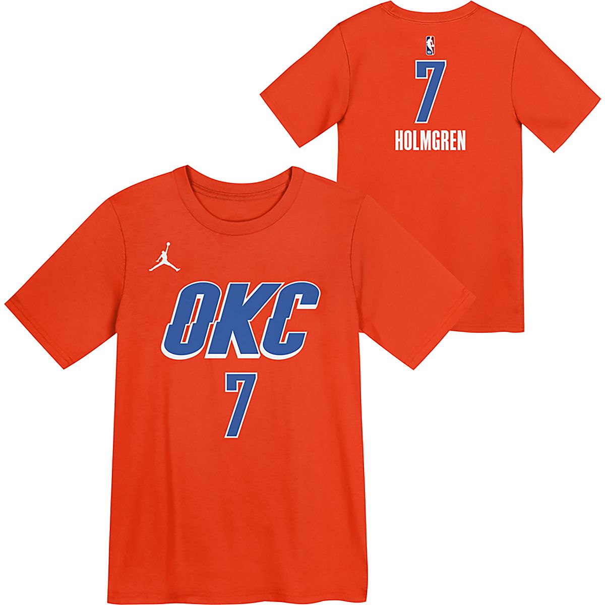 Jordan Boys' Oklahoma City Thunder Holmgren Statement N&N T-shirt
