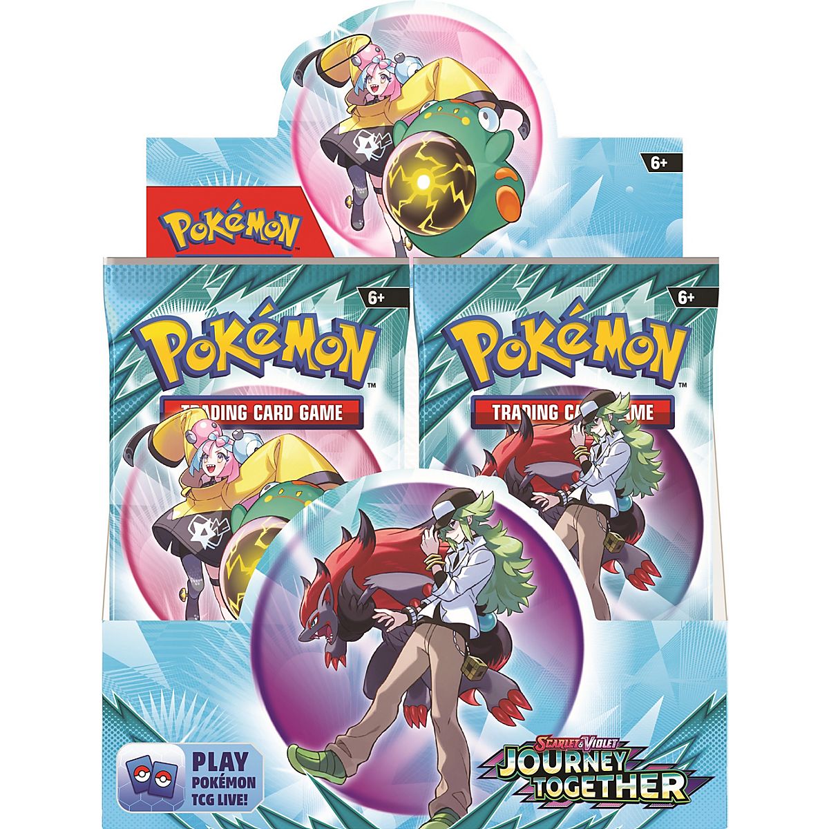 booster box journey together msrp Pokémon TCG: Scarlet & Violet: Journey Together main image 1