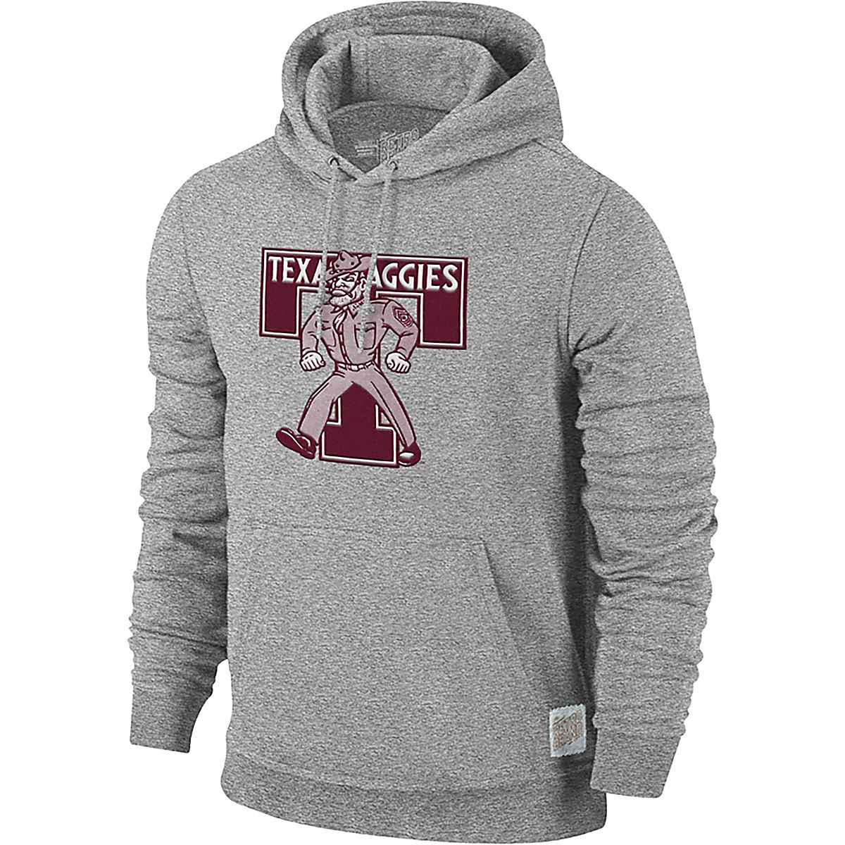 WILDCAT RETRO Men's Texas A&M Aggies Sarge Mascot Tackle Twill Hoodie ...