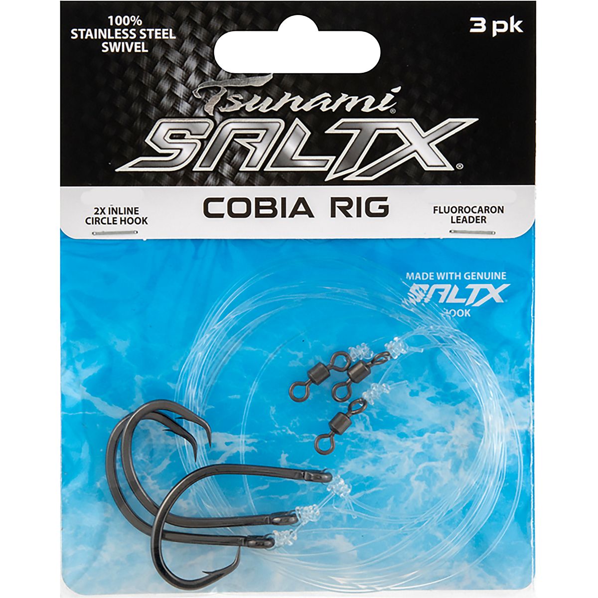 Tsunami SaltX Cobia Rig 3-Pack | Academy