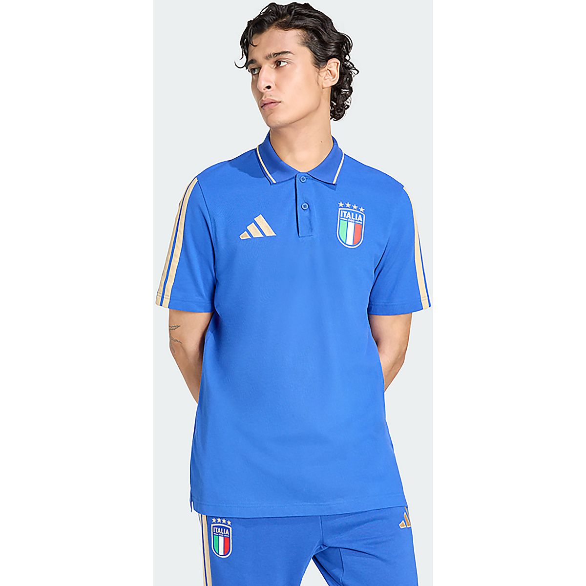adidas Men's Italy World Cup 2026 DNA Polo | Academy