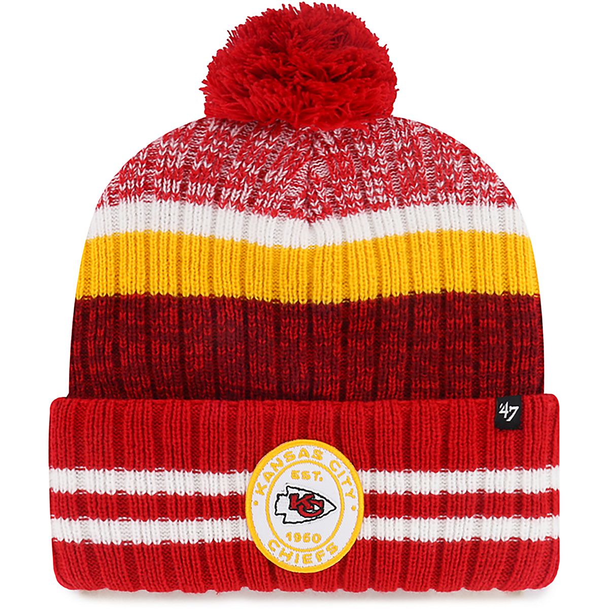 47 Kansas City Chiefs Quiver Cuff Knit Hat Academy
