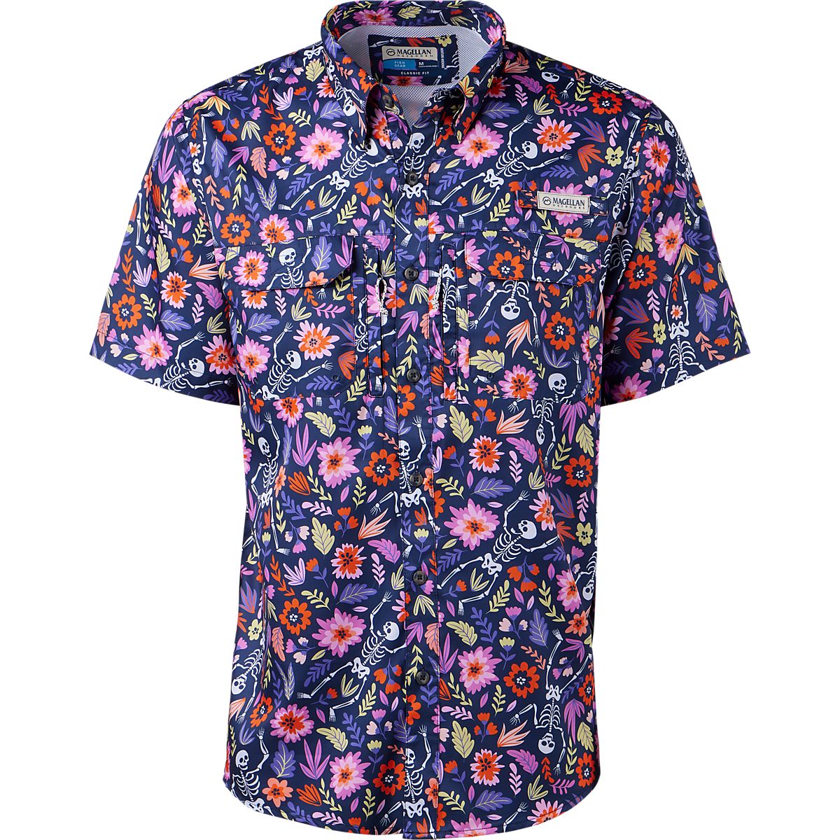 Magellan Outdoors Men's Mexico Print Fishing Shirt | Academy