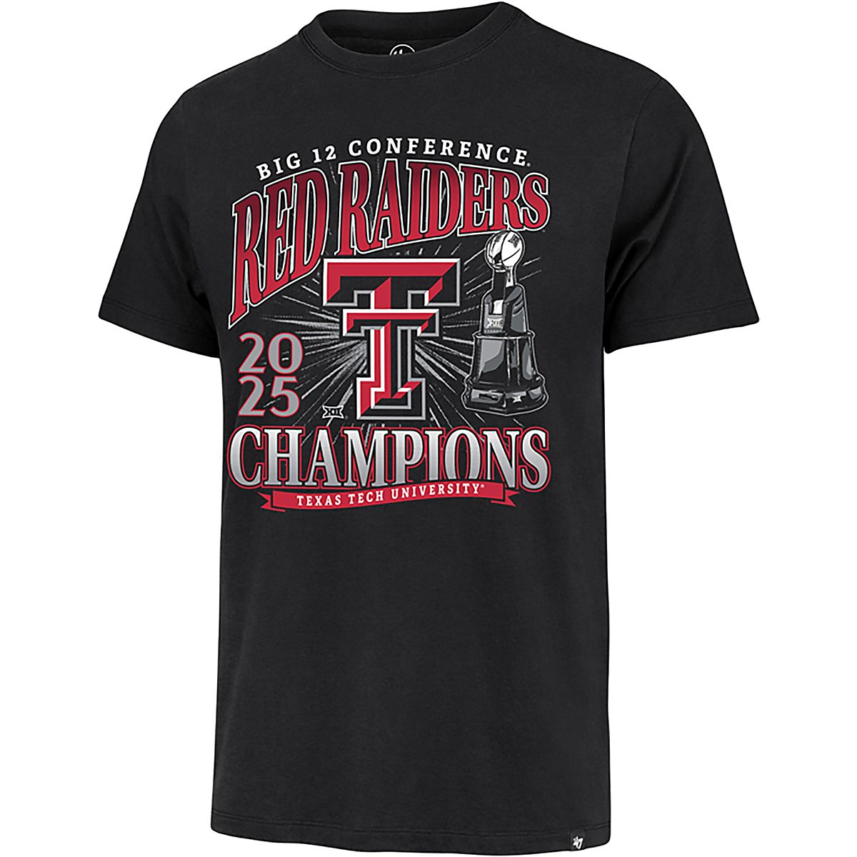 ‘47 Texas Tech University Men’s 2025 Big 12 Champs Franklin T-shirt ...